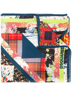 фуляр с цветочными мотивами Dsquared2