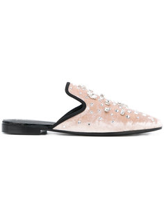 The Dazzling Elsa flat mules Giuseppe Zanotti Design