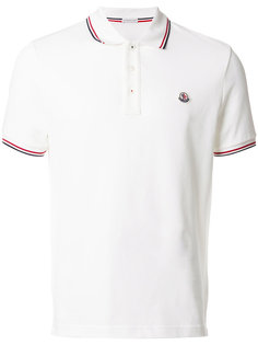 logo plaque polo shirt Moncler