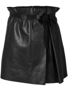 мини-юбка с присборенным поясом Red Valentino