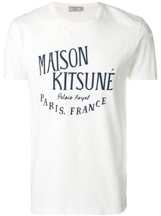 футболка с принтом логотипа Maison Kitsuné
