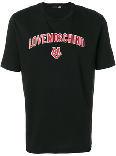 футболка с принтом-логотипом Love Moschino