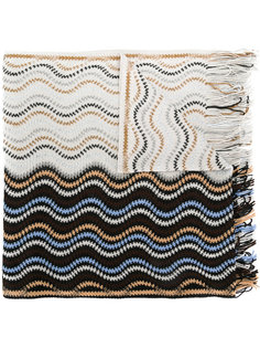 шарф с волнистым узором Missoni