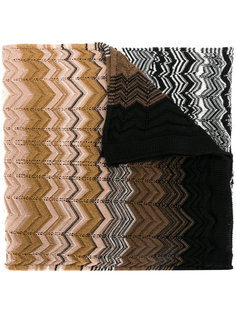 шарф с зигзагообразным узором Missoni