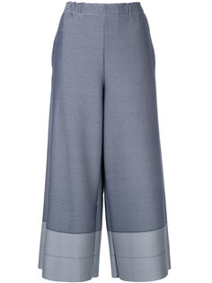 укороченные брюки клеш  Issey Miyake