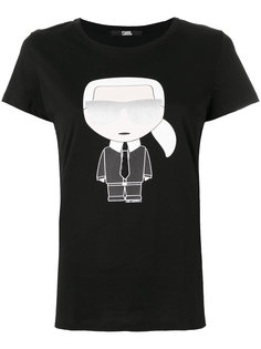 футболка с фирменным принтом Karl Karl Lagerfeld
