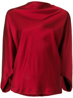 draped satin top Chalayan