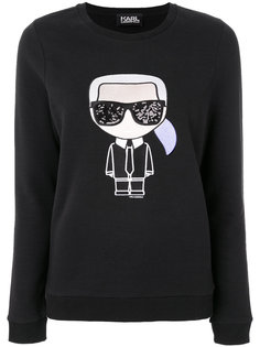 толстовка с фирменным принтом Karl Karl Lagerfeld