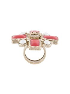 круглое кольцо с логотипом Chanel Vintage