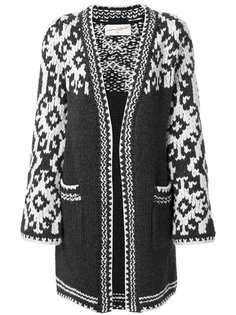 intarsia cardi-coat Antonia Zander