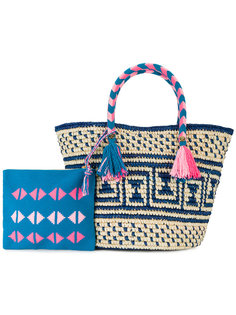 плетеная сумка-тоут Manya Yosuzi