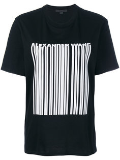 bonded barcode T-shirt Alexander Wang