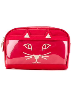 cat face clutch Charlotte Olympia