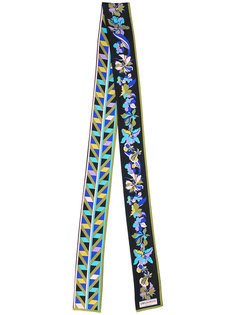 floral print skinny scarf Emilio Pucci