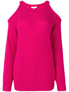 Lineisy cutout shoulder ribbed sweater Iro