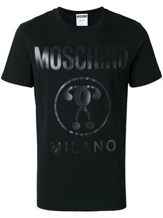 футболка с логотипом  Moschino