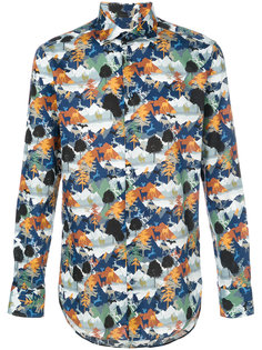рубашка с оленями Etro