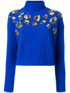 укороченный джемпер с заклепками MSGM
