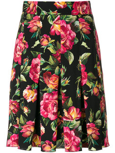 floral print pleated skirt Dolce &amp; Gabbana