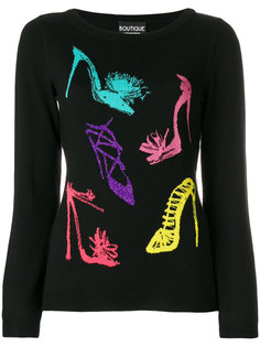 джемпер с узором интарсия  Boutique Moschino