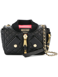 сумка на плечо в форме куртки Moschino