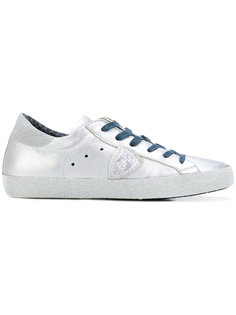glitter trim lace-up sneakers Philippe Model