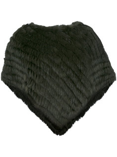 fur poncho Luisa Cerano