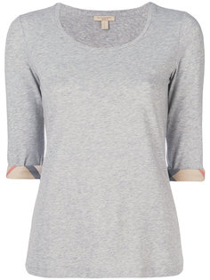 checked detail T-shirt Burberry Brit