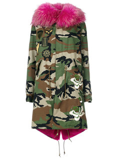 camouflage parka coat Furs66