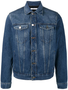 джинсовая куртка с принтом с логотипом Givenchy