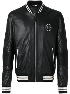 куртка-бомбер с полосками  Philipp Plein