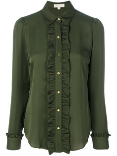 ruffle trim shirt Michael Michael Kors