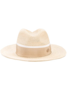 шляпа с тональной лентой Maison Michel