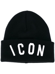 шапка с надписью Icon Dsquared2