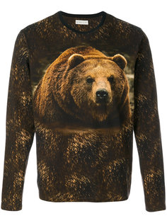 топ с принтом медведя Etro