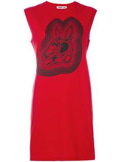 skull rabbit print dress McQ Alexander McQueen