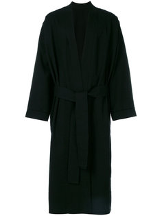 belted robe coat Ann Demeulemeester Grise