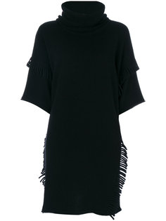 платье с высоким воротом Blumarine