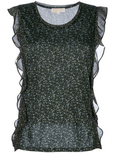 sleeveless ruffle blouse Michael Michael Kors