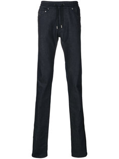 drawstring side-stripe jeans Diesel Black Gold