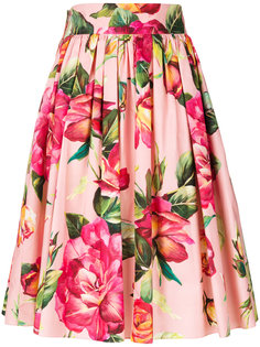 юбка с цветочным принтом  Dolce &amp; Gabbana