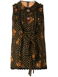 printed blouse Coach