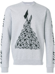 свитер с принтом черепов McQ Alexander McQueen