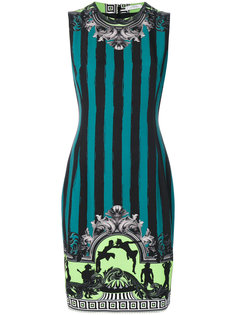 приталенное платье с рисунком Versace Collection