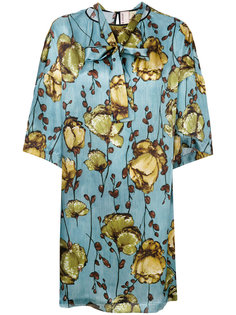 silk flower dress Antonio Marras