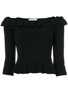 wide pleated neck top Vivetta