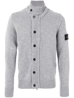 кардиган на пуговицах с высоким воротом Stone Island
