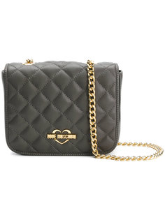 chain quilted shoulder bag Love Moschino