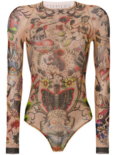 tattoo print body Dsquared2