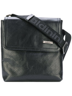 perforated design messenger bag Baldinini